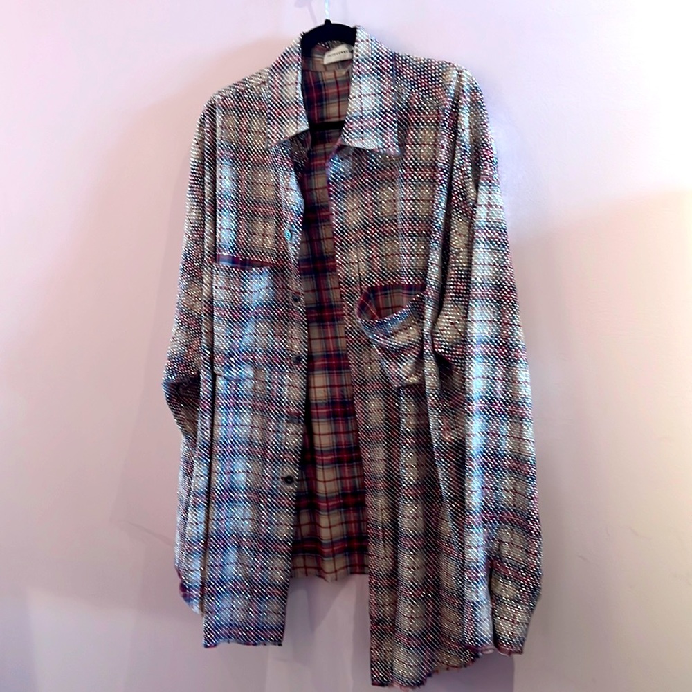Faith Connexion sparkle flannel